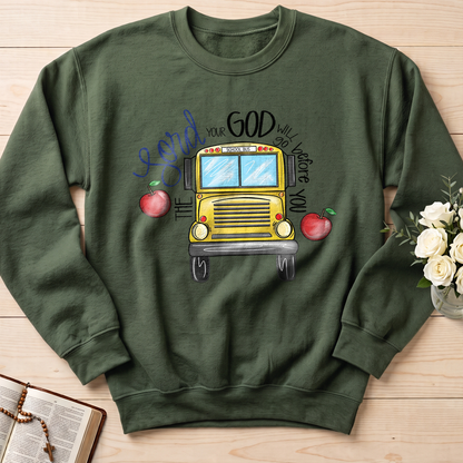The Lord Your God Will Go Before You School Bus 01