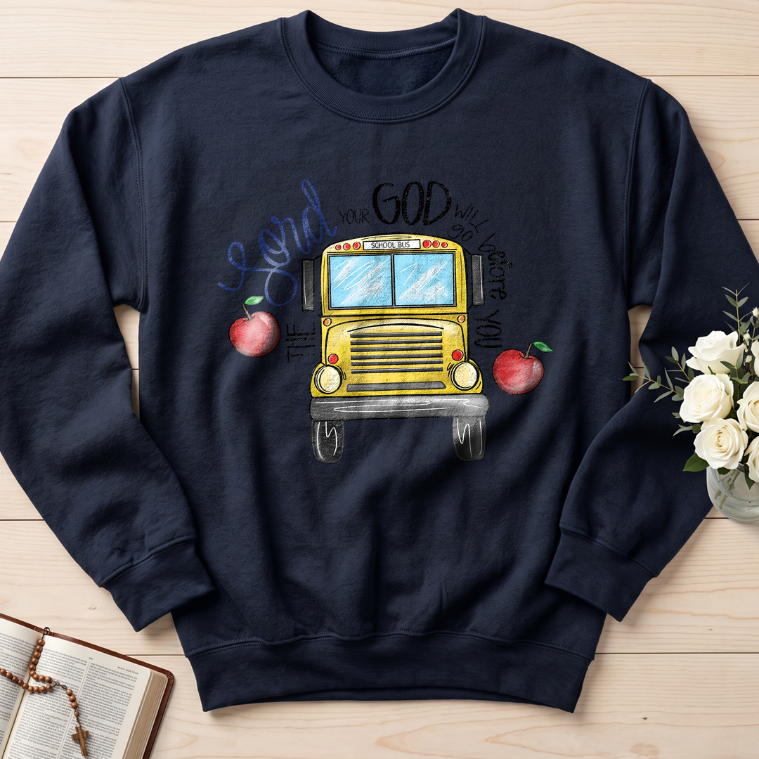 The Lord Your God Will Go Before You School Bus 01