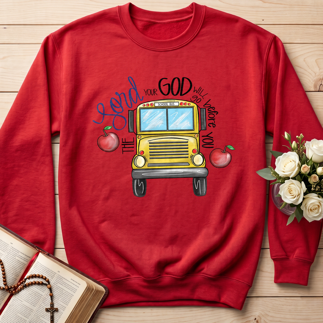 The Lord Your God Will Go Before You School Bus 01
