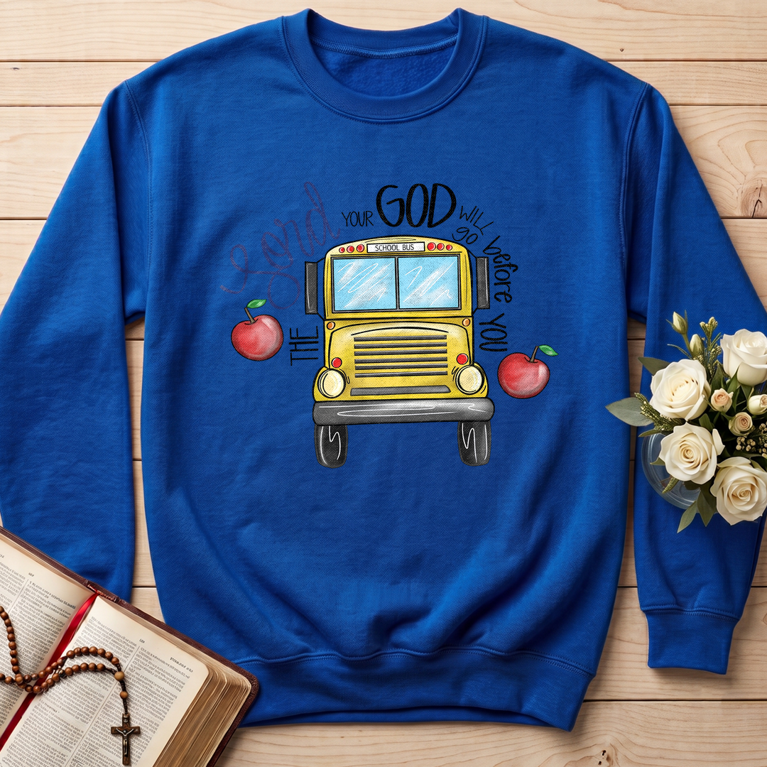 The Lord Your God Will Go Before You School Bus 01