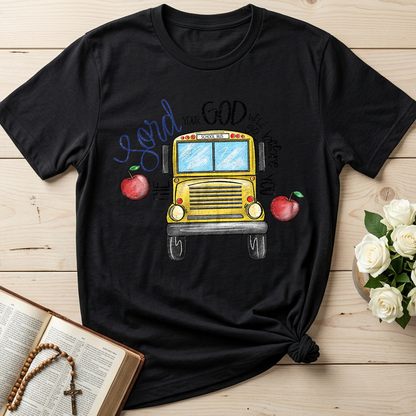 The Lord Your God Will Go Before You School Bus 01