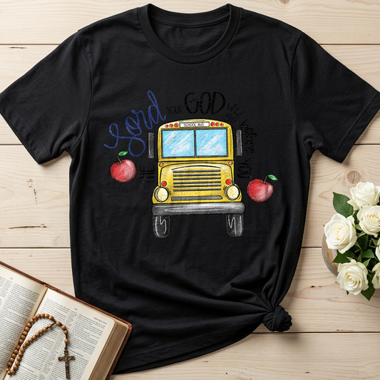 The Lord Your God Will Go Before You School Bus 01