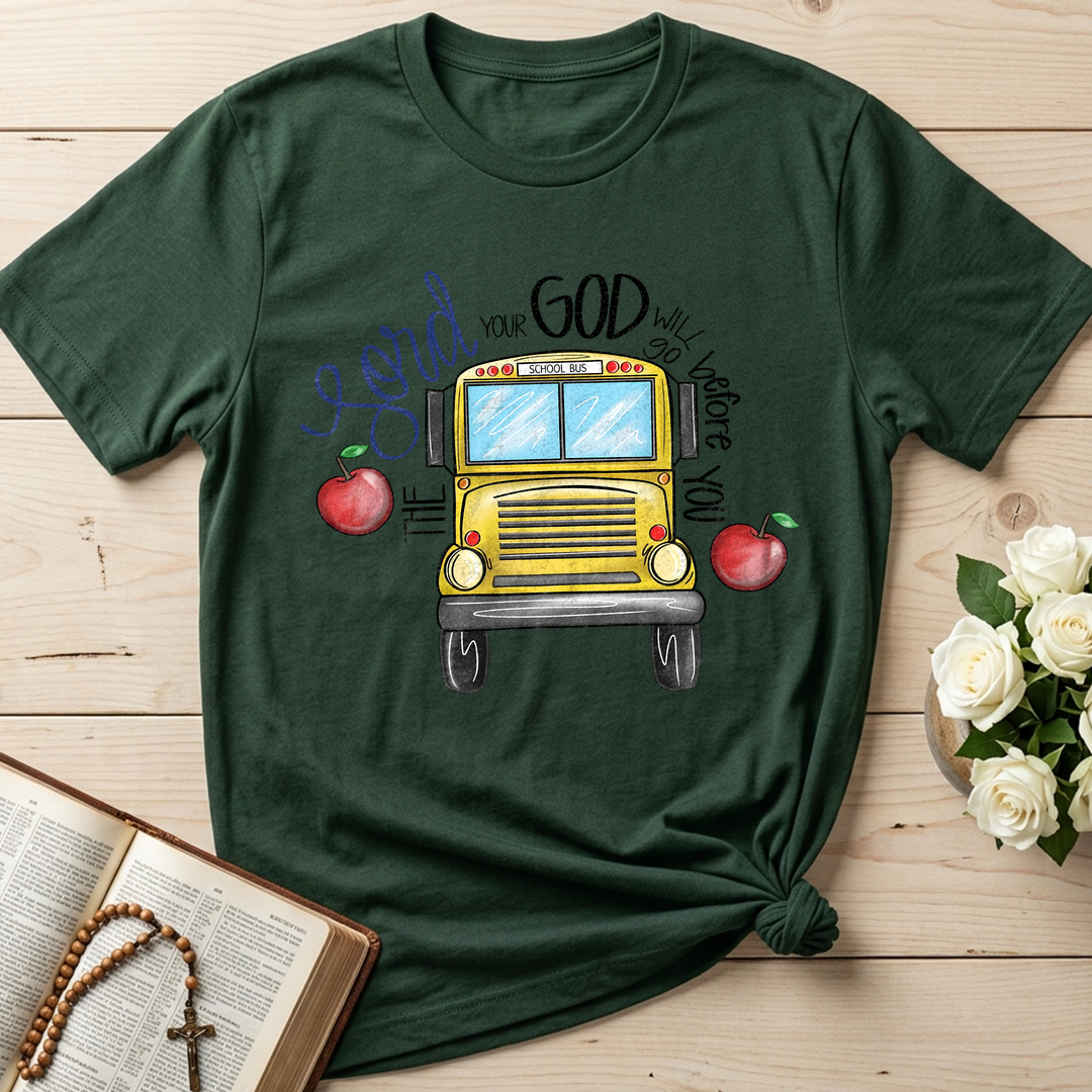 The Lord Your God Will Go Before You School Bus 01