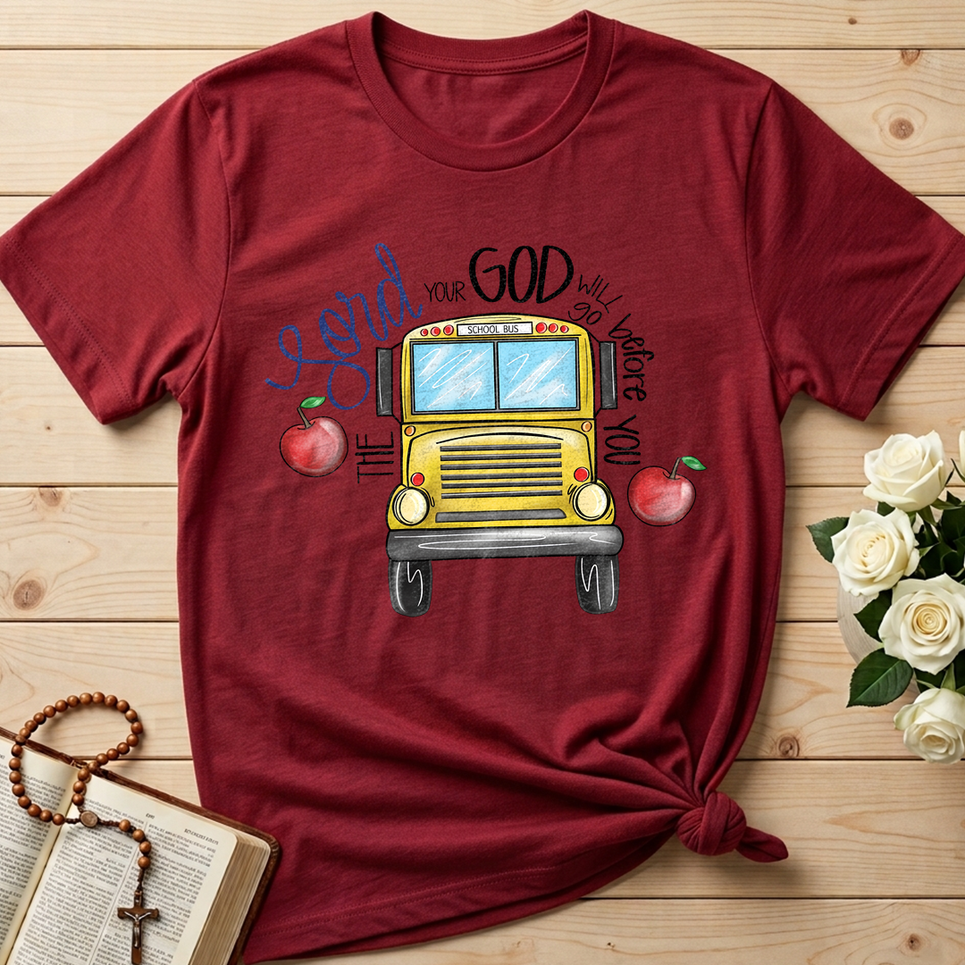 The Lord Your God Will Go Before You School Bus 01