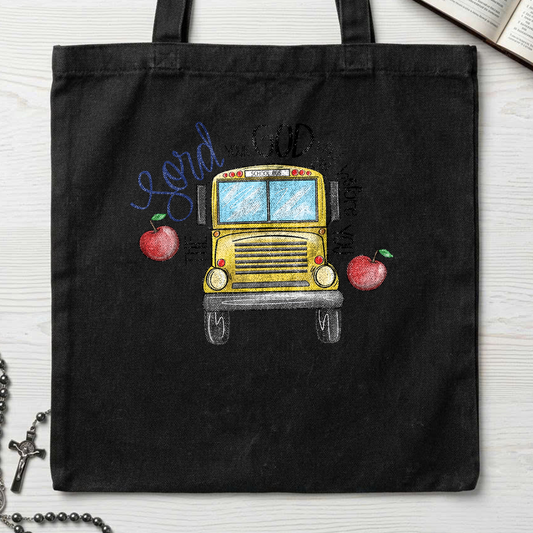 The Lord Your God Will Go Before You School Bus 01