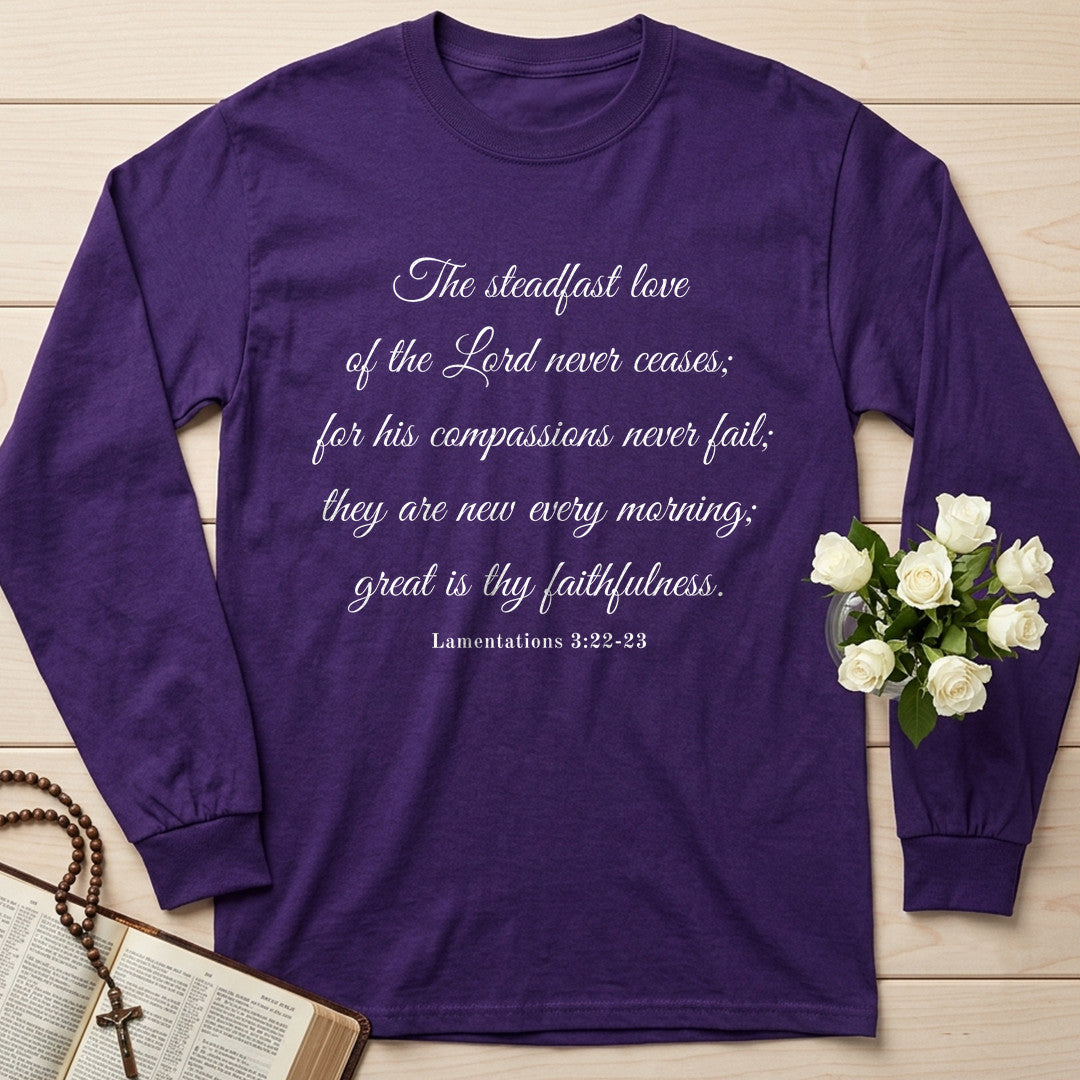 The Steadfast Love Of The Lord Never Ceases Lamentations 3.22-23 01