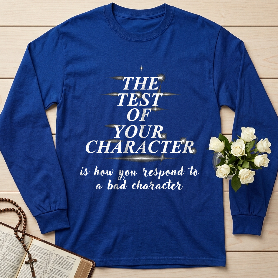 The Test Of Your Character Is How You Respond To A Bad Character 01