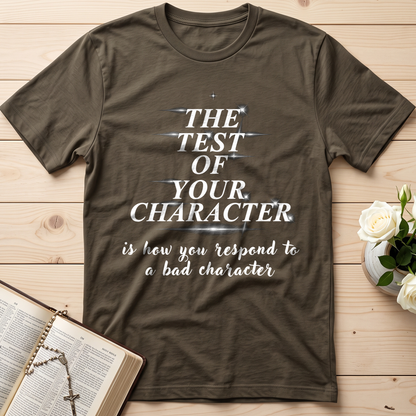 The Test Of Your Character Is How You Respond To A Bad Character 01