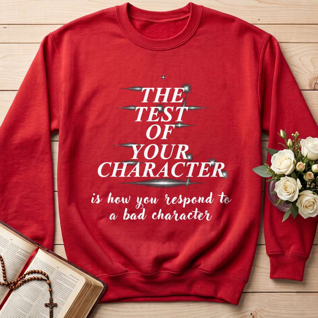 The Test Of Your Character Is How You Respond To A Bad Character 01