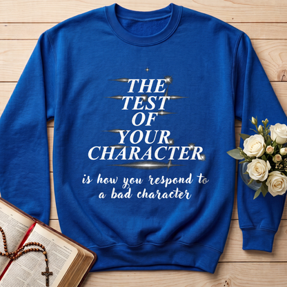 The Test Of Your Character Is How You Respond To A Bad Character 01