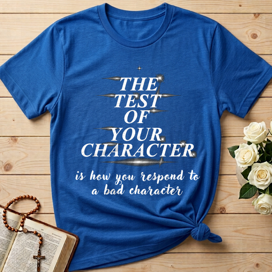 The Test Of Your Character Is How You Respond To A Bad Character 01