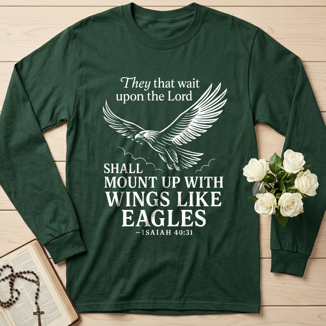 They That Wait Upon The Lord Shall Mount Up With Wings Like Eagles Isaiah 40.31 01