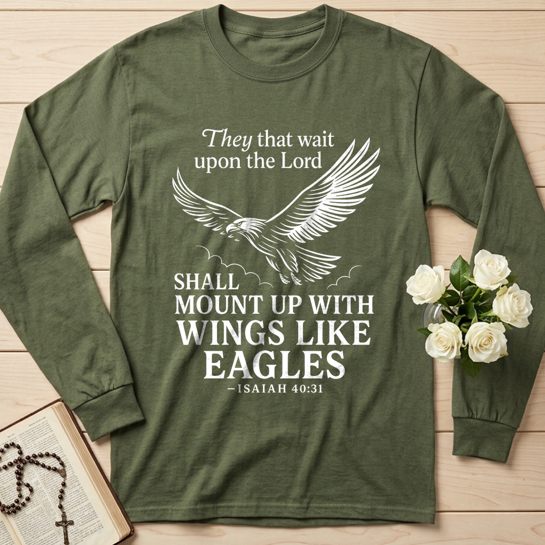 They That Wait Upon The Lord Shall Mount Up With Wings Like Eagles Isaiah 40.31 01