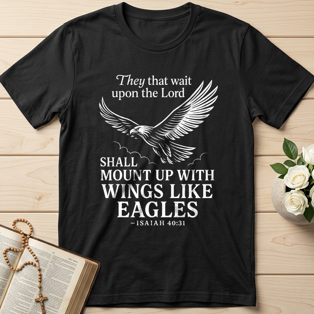 They That Wait Upon The Lord Shall Mount Up With Wings Like Eagles Isaiah 40.31 01