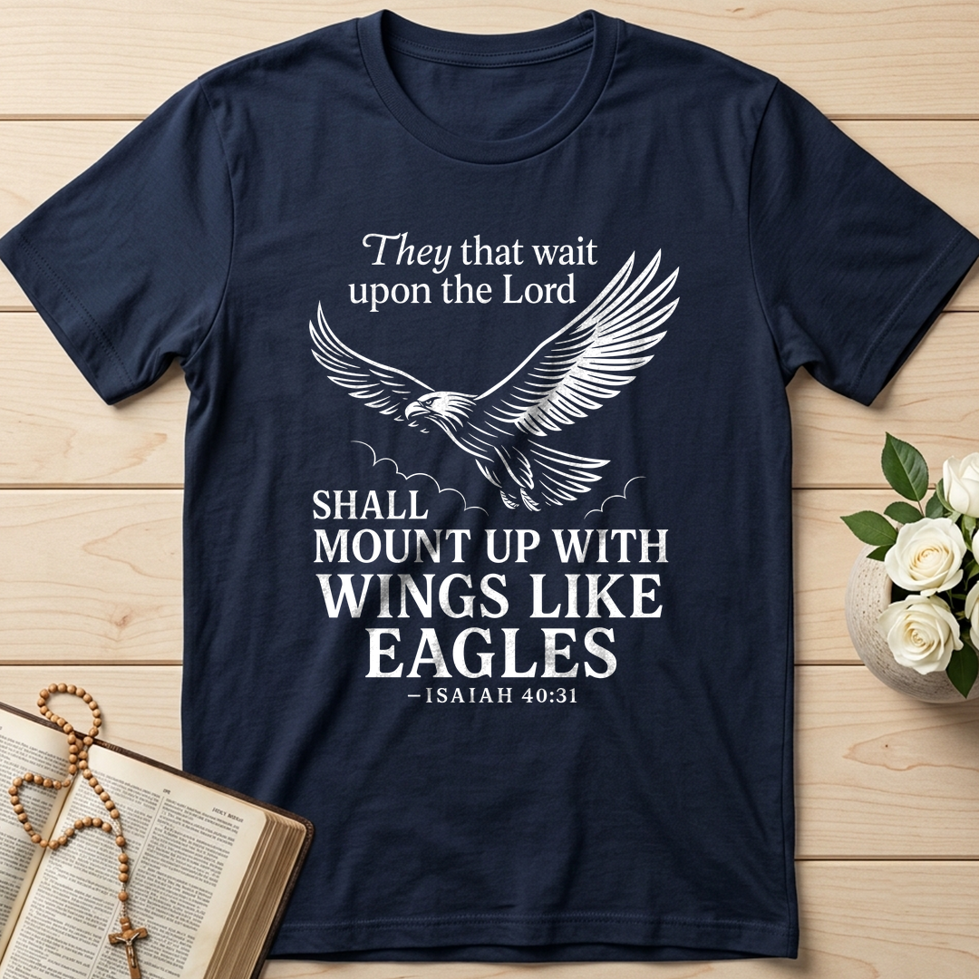 They That Wait Upon The Lord Shall Mount Up With Wings Like Eagles Isaiah 40.31 01