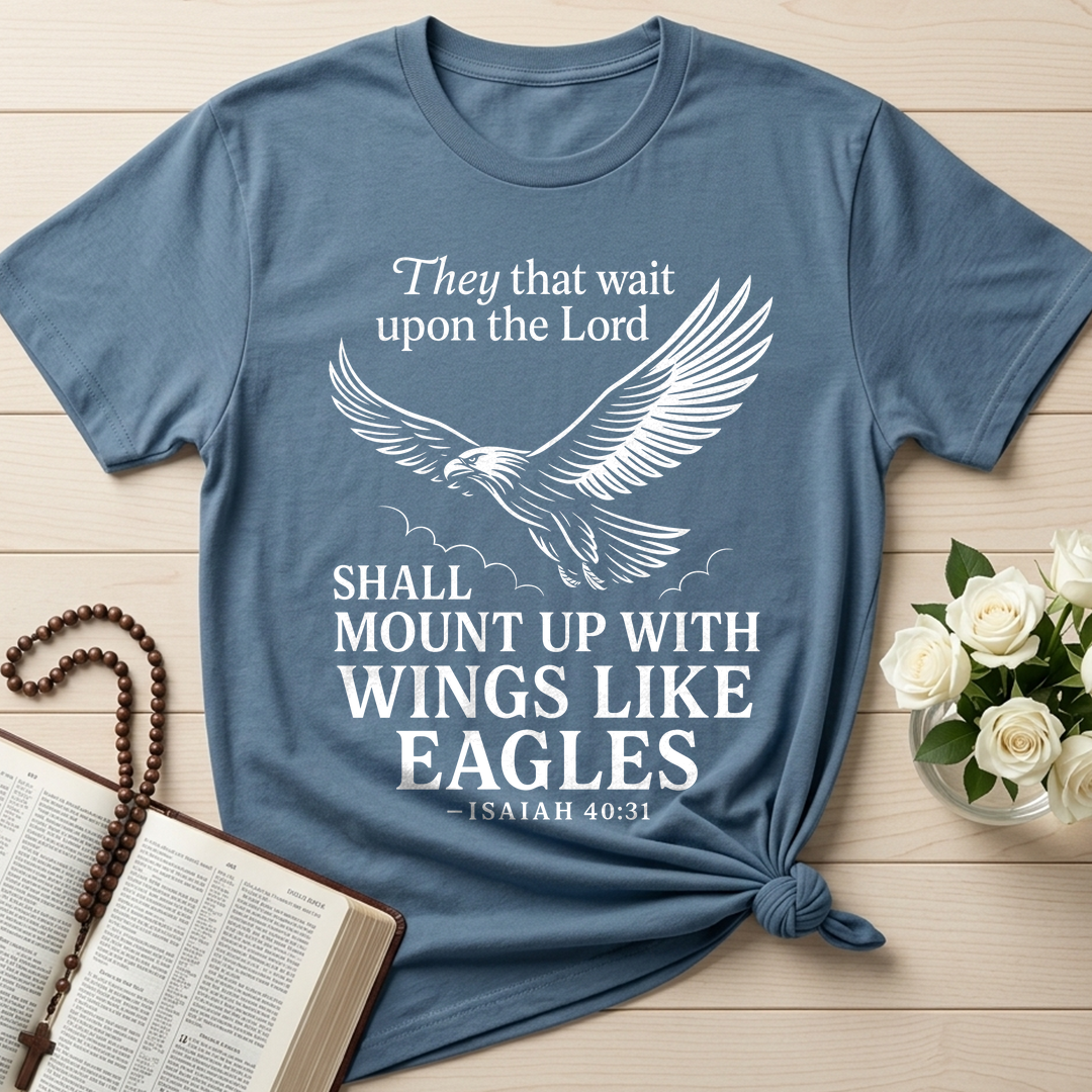 They That Wait Upon The Lord Shall Mount Up With Wings Like Eagles Isaiah 40.31 01