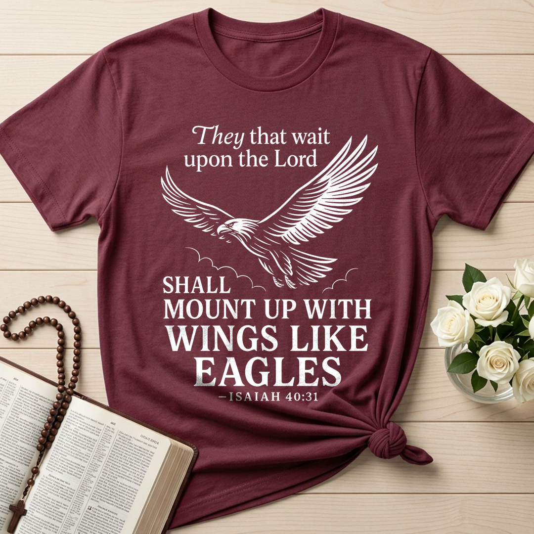 They That Wait Upon The Lord Shall Mount Up With Wings Like Eagles Isaiah 40.31 01