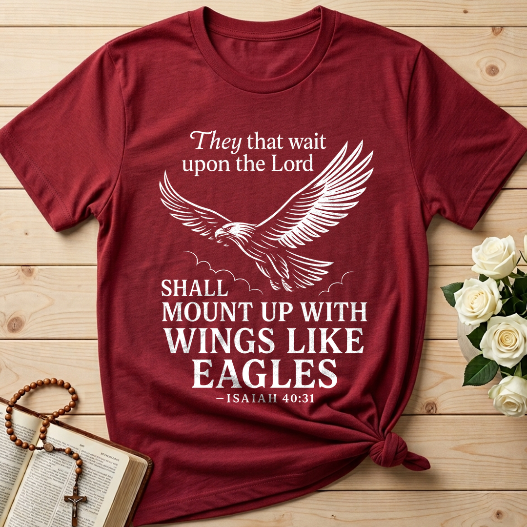 They That Wait Upon The Lord Shall Mount Up With Wings Like Eagles Isaiah 40.31 01
