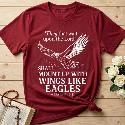 They That Wait Upon The Lord Shall Mount Up With Wings Like Eagles Isaiah 40.31 01