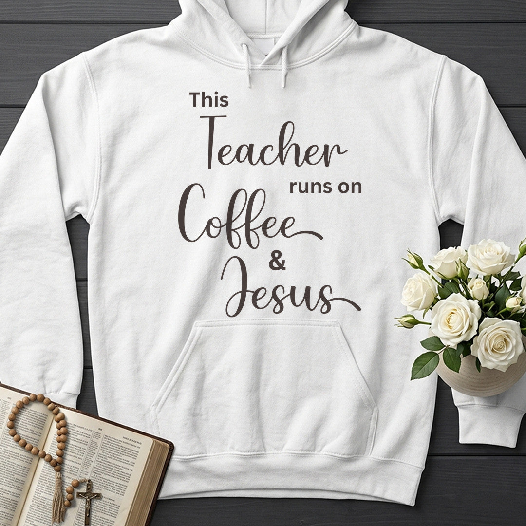This Teacher Runs On Coffee And Jesus 01