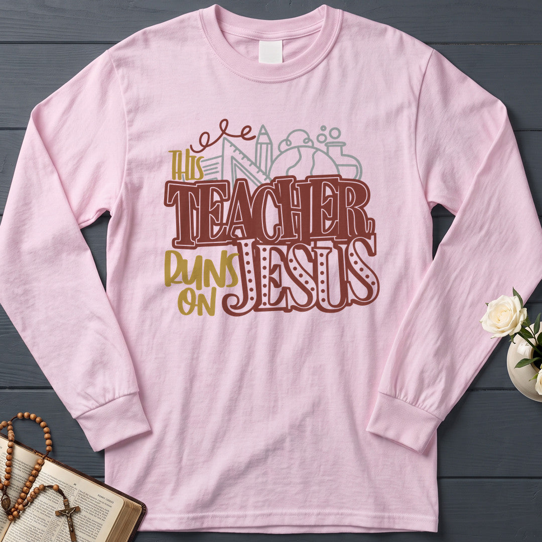 This Teacher Runs On Jesus 01