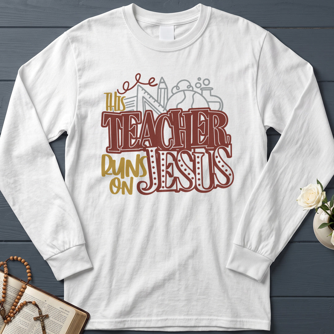 This Teacher Runs On Jesus 01