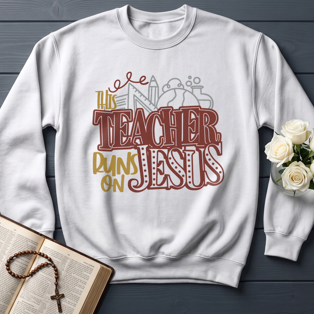 This Teacher Runs On Jesus 01