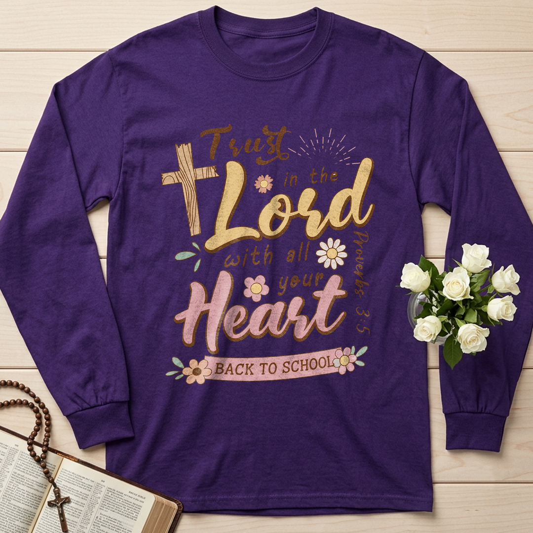 Trust in the Lord with all your heart Proverbs 3.5 11