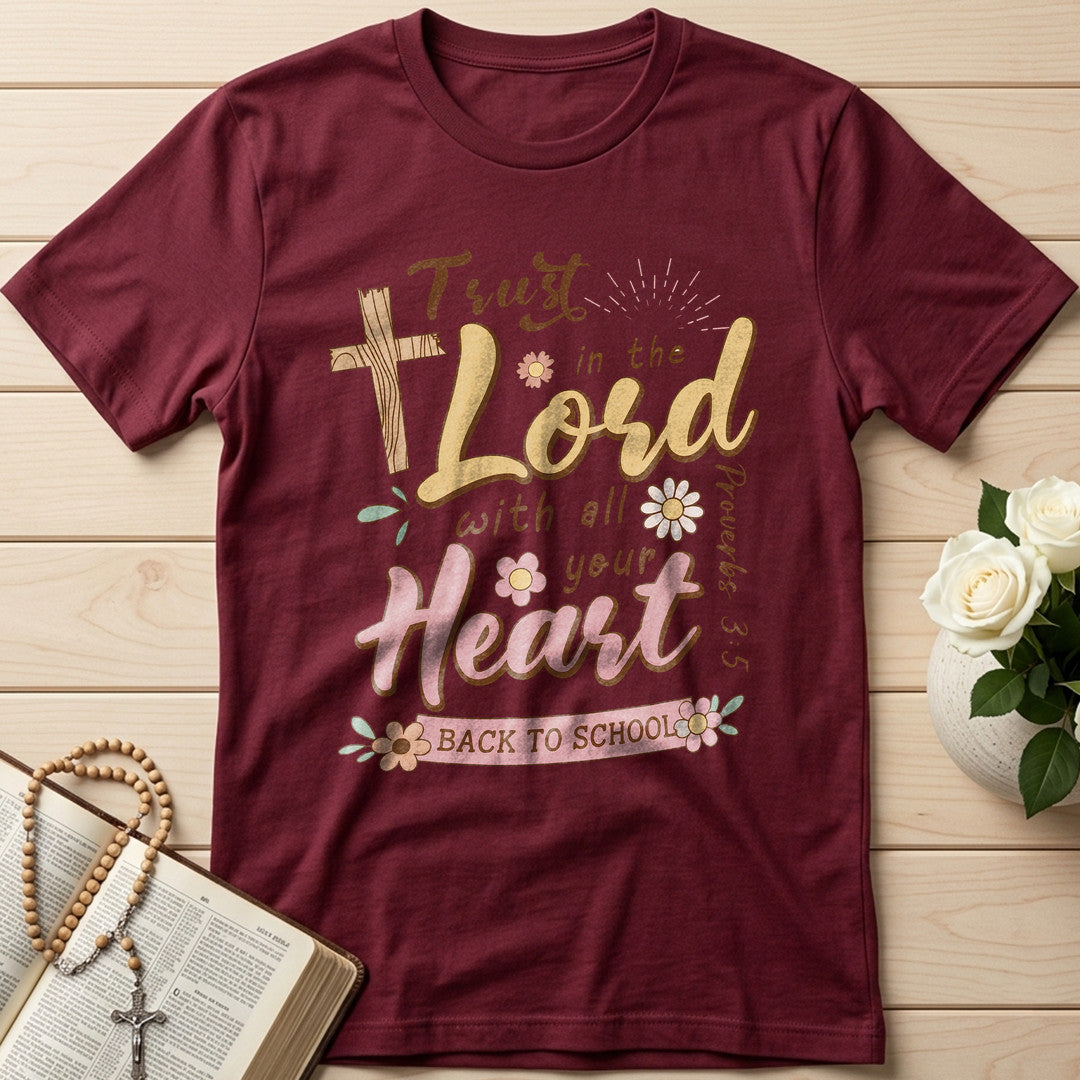 Trust in the Lord with all your heart Proverbs 3.5 11