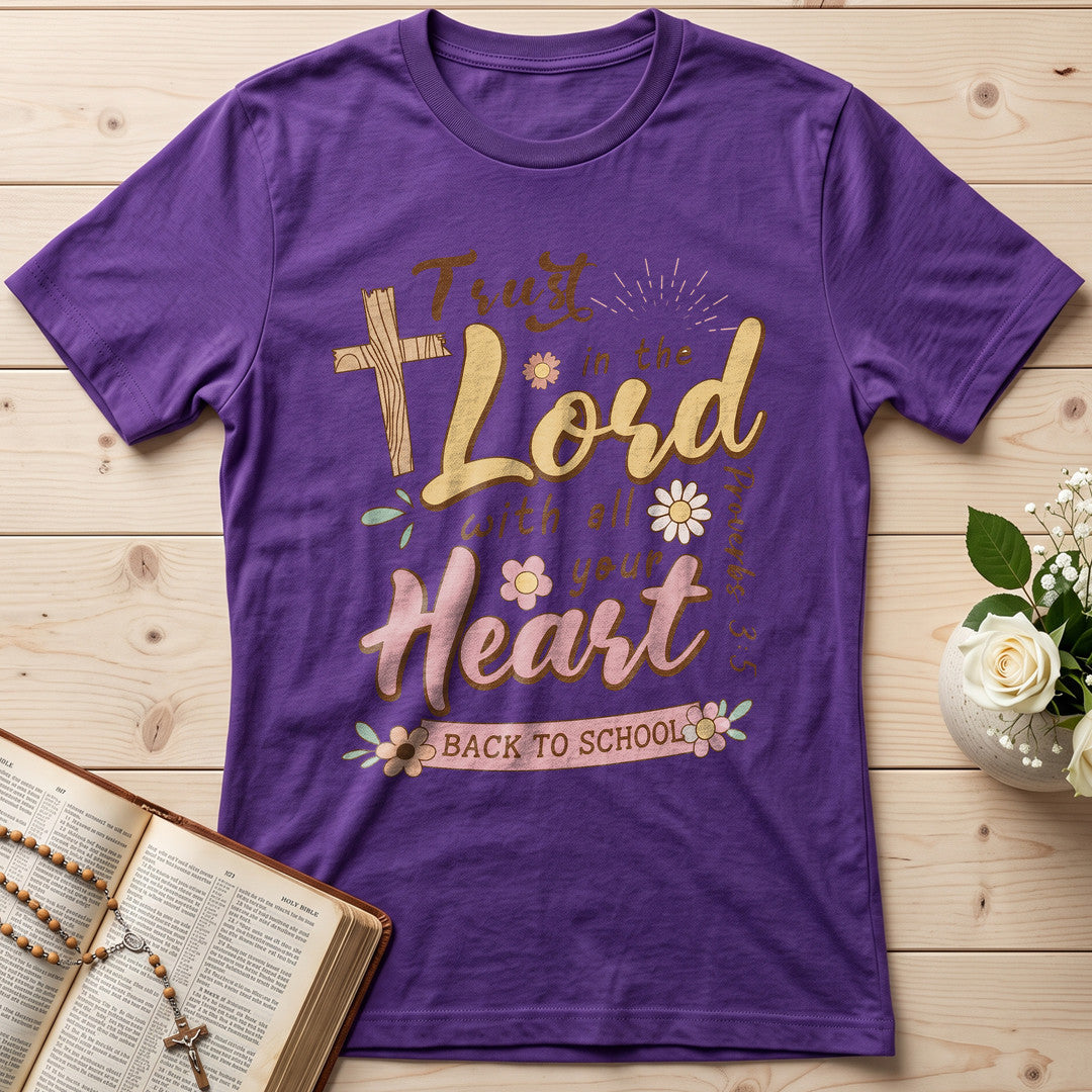 Trust in the Lord with all your heart Proverbs 3.5 11