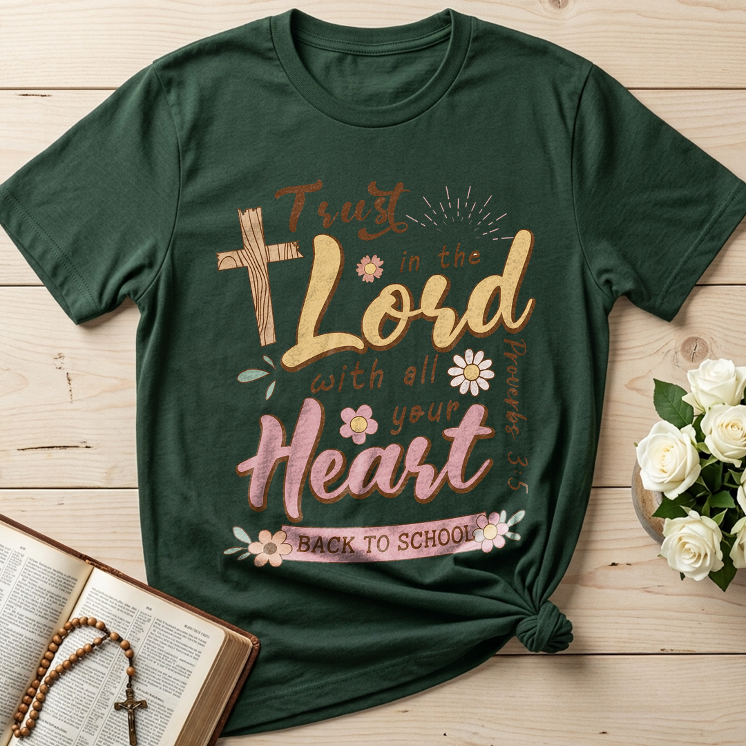 Trust in the Lord with all your heart Proverbs 3.5 11