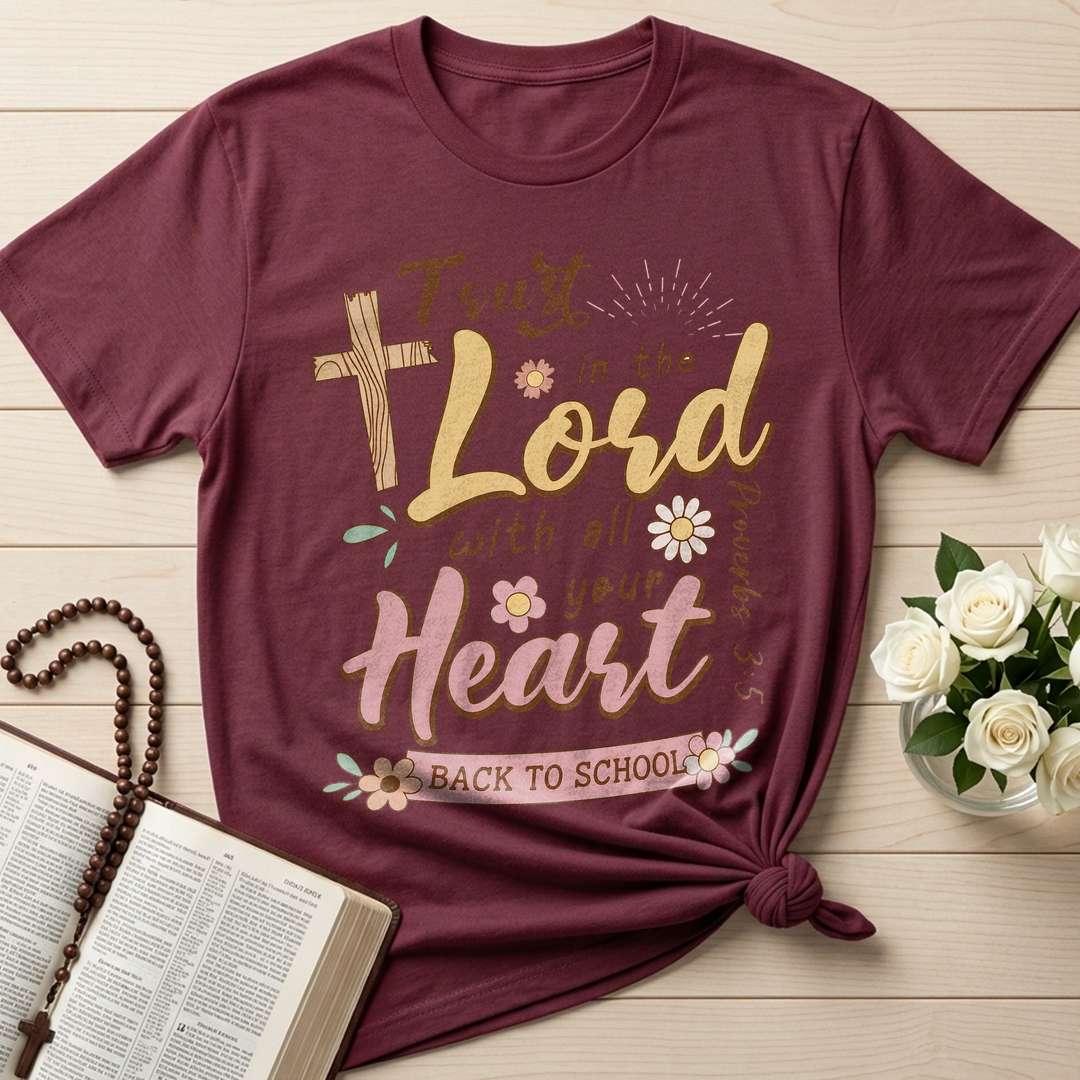 Trust in the Lord with all your heart Proverbs 3.5 11