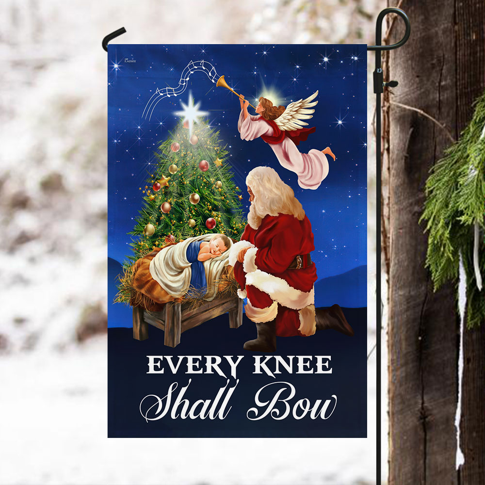 Baby Jesus Flag Every Knee Shall Bow