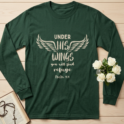 Under His Wings You Will Find Refuge Psalm 91.4 01