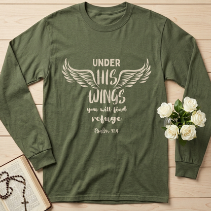 Under His Wings You Will Find Refuge Psalm 91.4 01