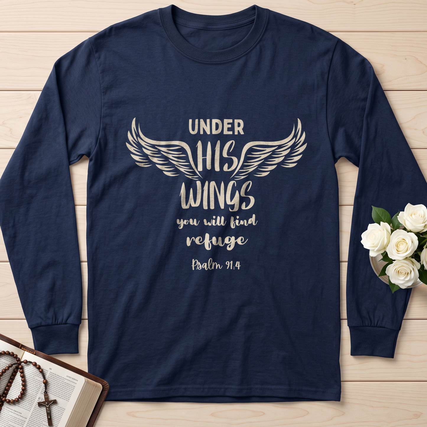Under His Wings You Will Find Refuge Psalm 91.4 01