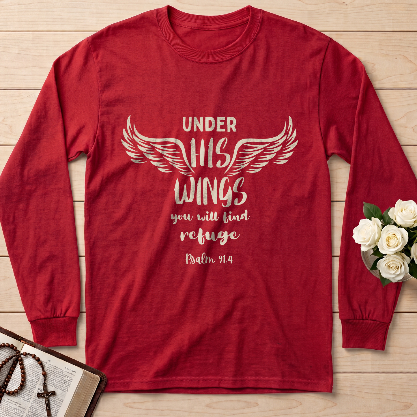 Under His Wings You Will Find Refuge Psalm 91.4 01