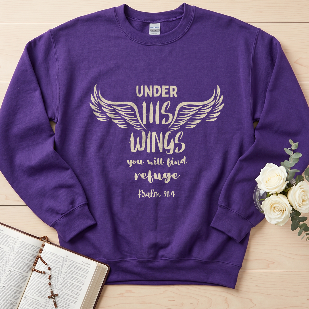 Under His Wings You Will Find Refuge Psalm 91.4 01