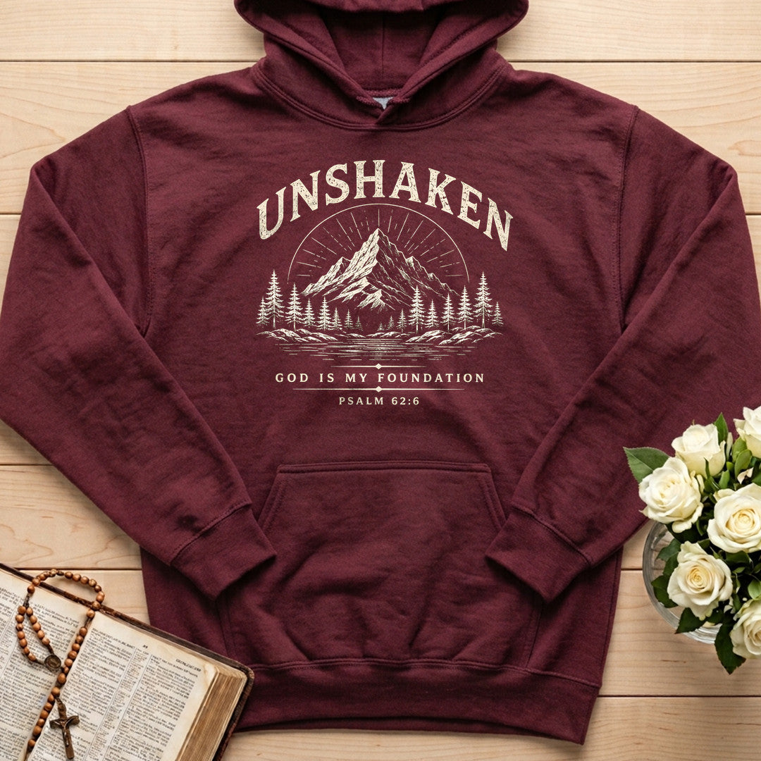 Unshaken God Is My Foundation Psalm 62.6 01