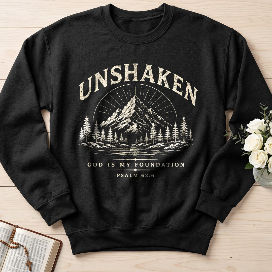 Unshaken God Is My Foundation Psalm 62.6 01