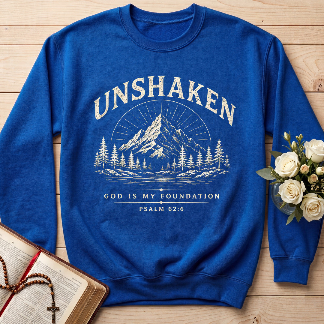 Unshaken God Is My Foundation Psalm 62.6 01