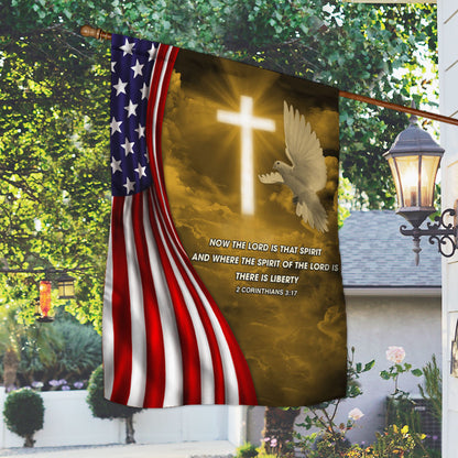 Jesus Flag Holy Spirit Liberty American Flag