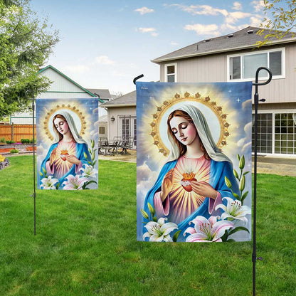 Immaculate Conception Virgin Mary Blessed Virgin Mary Flag