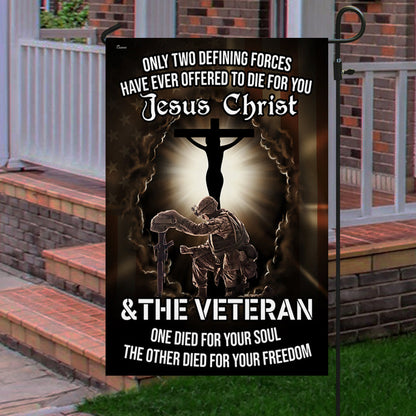Jesus Veteran Flag Jesus Christ and The Veteran Flag