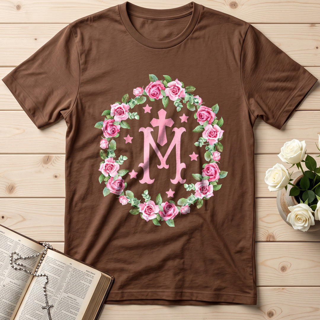 Virgin Mary Floral Wreath 01