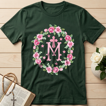 Virgin Mary Floral Wreath 01