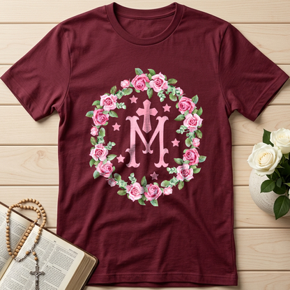 Virgin Mary Floral Wreath 01