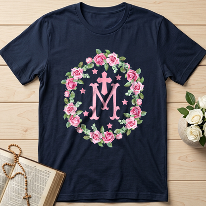 Virgin Mary Floral Wreath 01