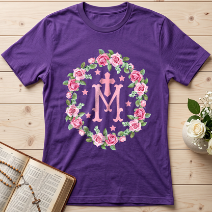 Virgin Mary Floral Wreath 01