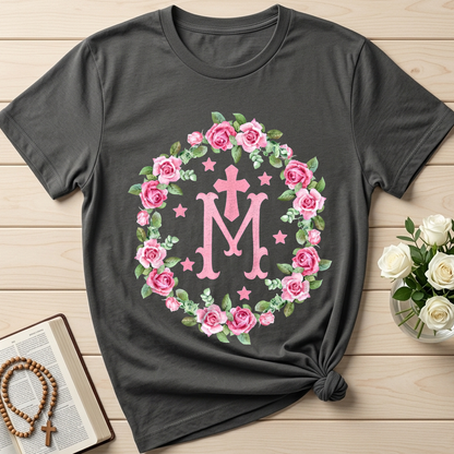 Virgin Mary Floral Wreath 01